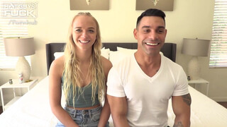 Világos Szőke kiscsaj és az izmos manus - Hot Guys Fuck