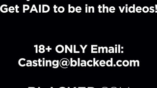 BLACKED - 4 szexi világos szőke és egy néger manus