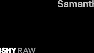 TUSHYRAW - Samantha a izgató méretes tőgyes nőci