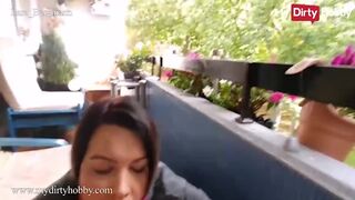 Lara Bergmann forró baletli cumizása megkefélve hatalmas faszal