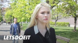 Fullos lengyel világos szőke Misha Cross cidázza a külföldi vastag fazt külföldön és jól meglovagolja